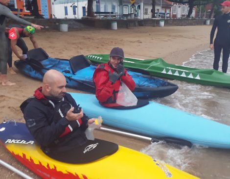 Servidores do Judiciário juntos novamente num dos maiores desafios da natação mundial